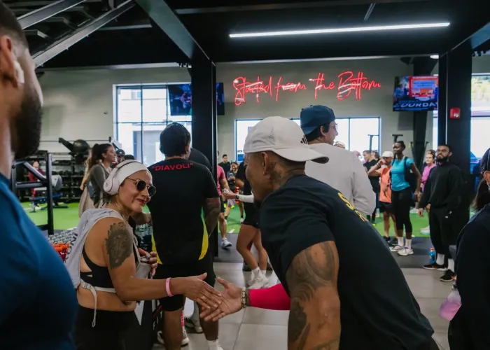 Gym members